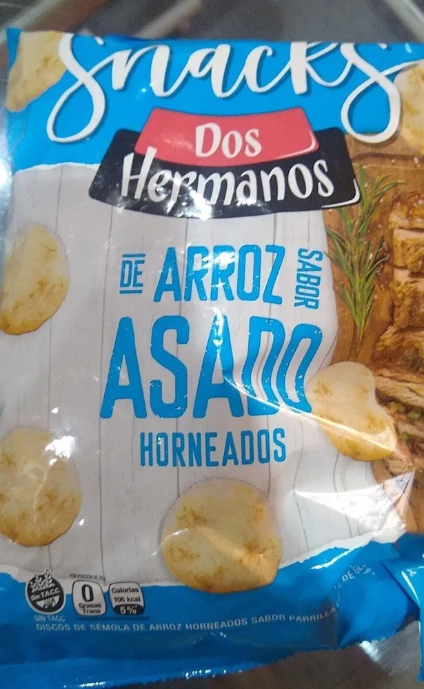 Snacks de Arroz sabor Asado