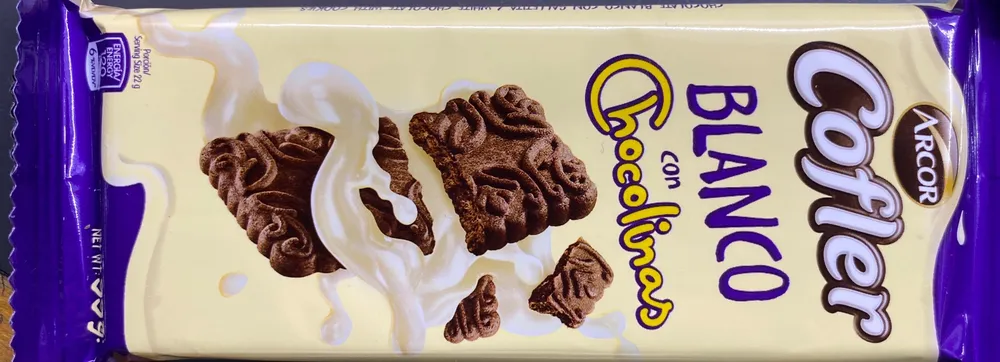 Cofler Blanco con Chocolinas