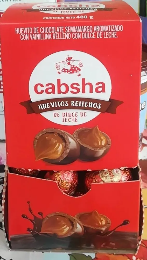Huevitos rellenos de dulce de leche