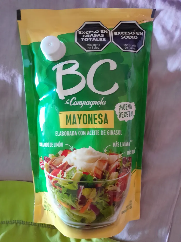 Mayonesa elaborada con aceite de girasol