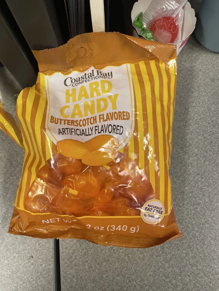 Hard Candy Butterscotch Flavored