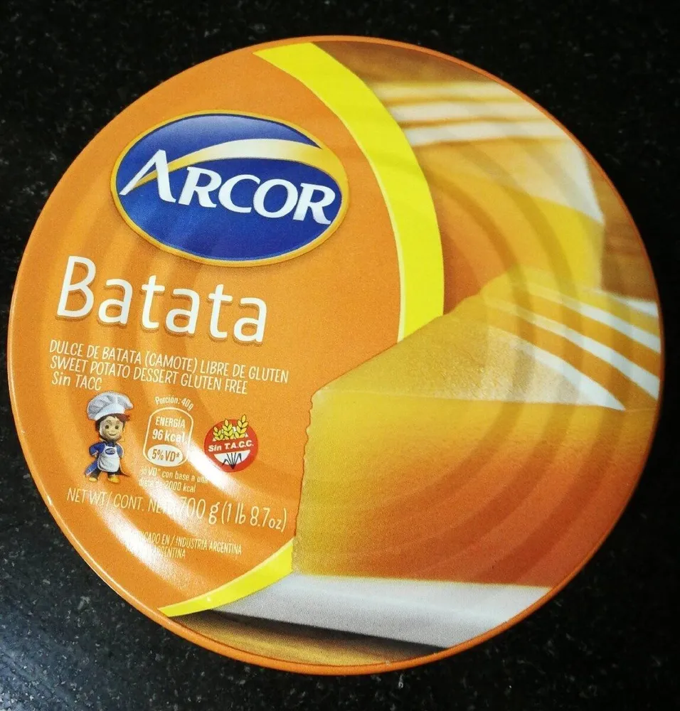 Arcor Dulce De Batata