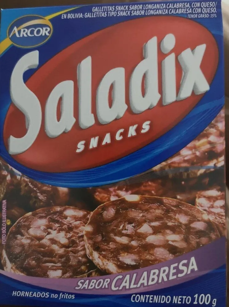 Saladix Snacks Sabor Calabresa
