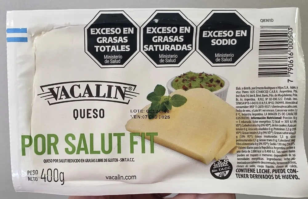 Queso vacalin plr salut light