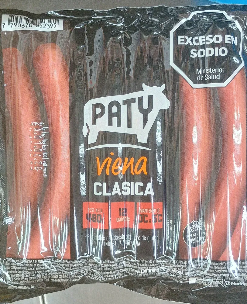 salchicha patyviena 12 uni