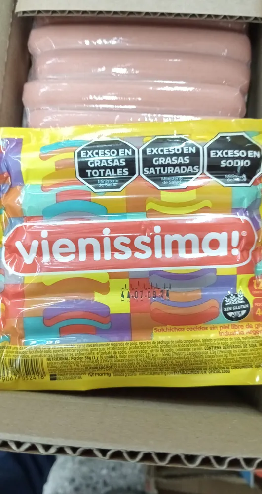 Salchichas vienisima x 12
