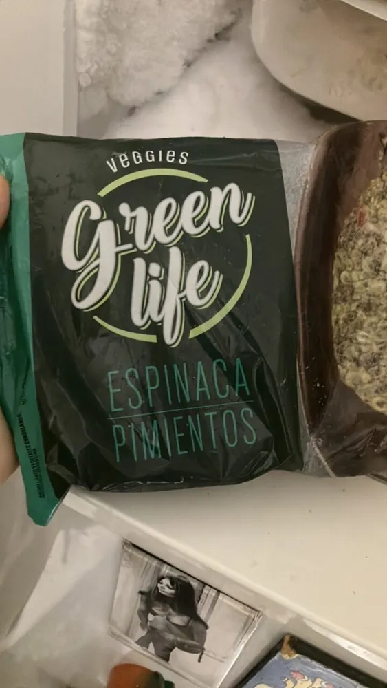 Espinaca Y Pimientos