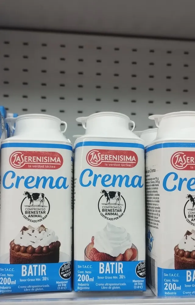Crema clásica para batir