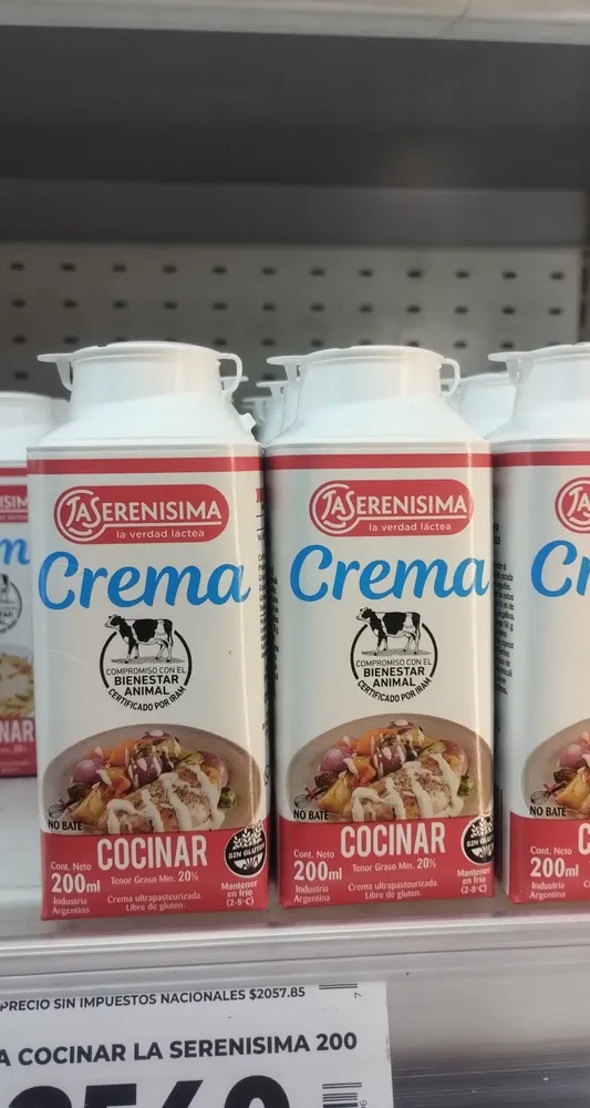 Crema serenísima para cocinar 3263372