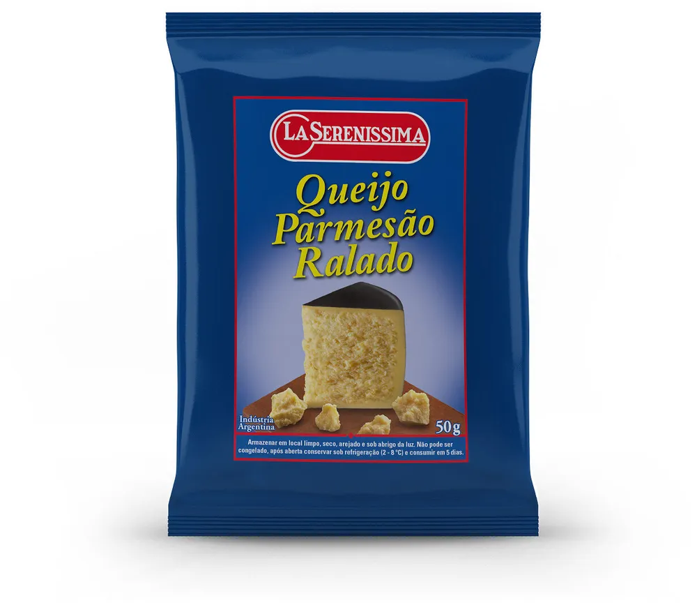 Queijo Parmesão Ralado La Serenissima Pacote 50g