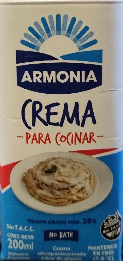 Crema para cocinar