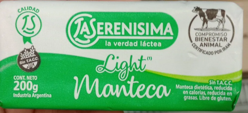 manteca light la serenísima 200g 3263508