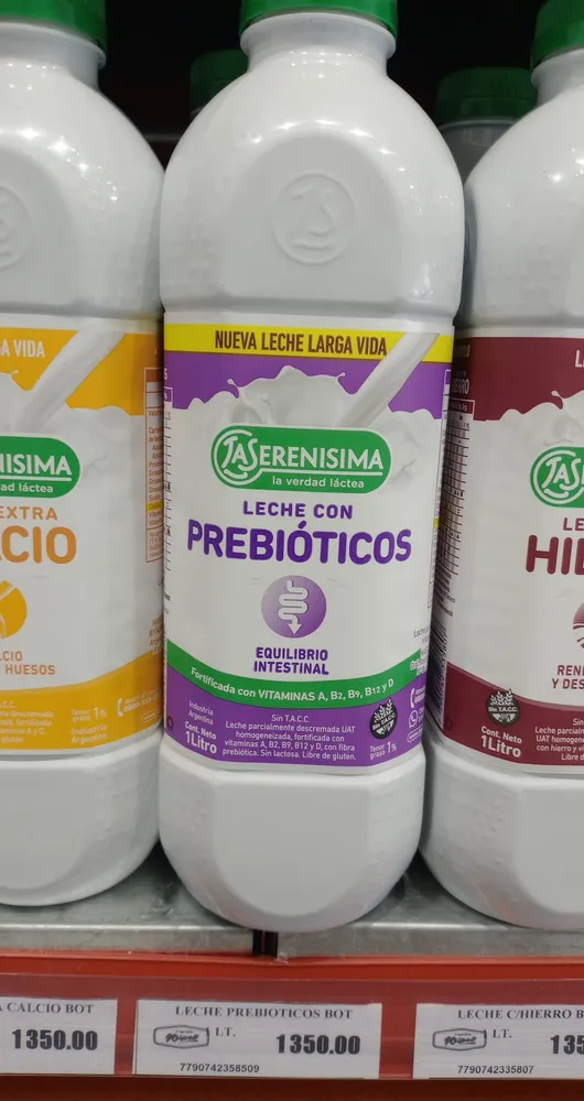 Leche líquida con pro bióticos
