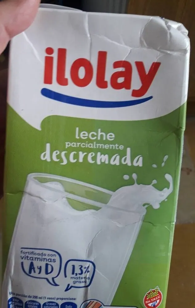Leche parcialmente descremada