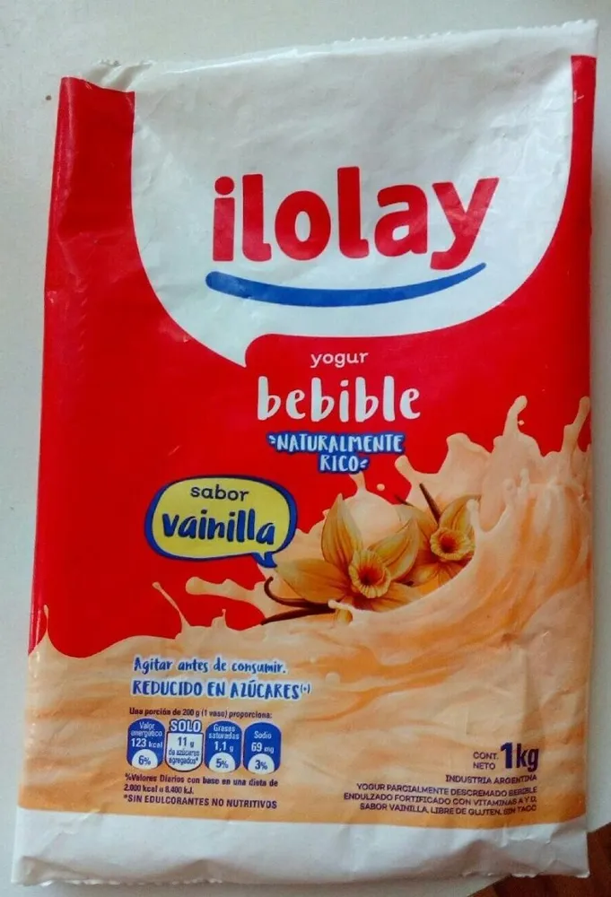 Yogur bebible vainilla
