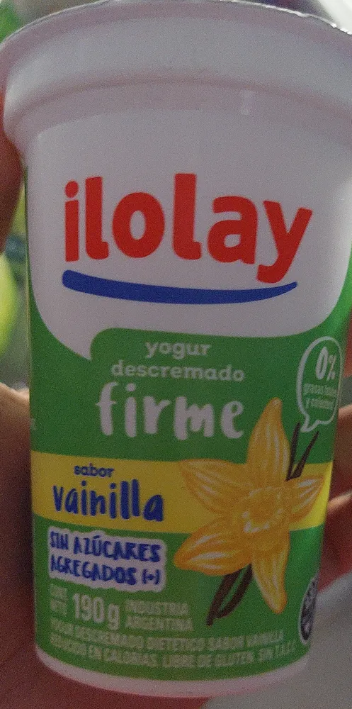 Yogurt descremado vainilla Ilolay x 190