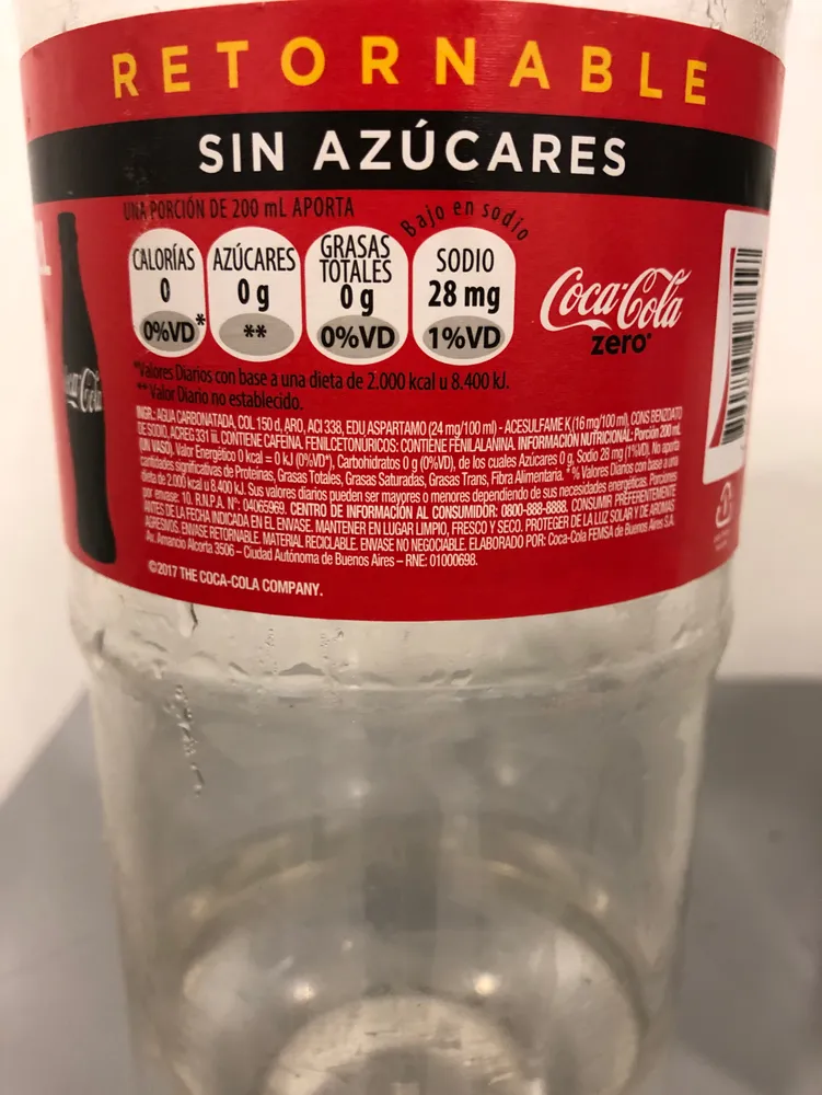 Coca-Cola sin azúcares