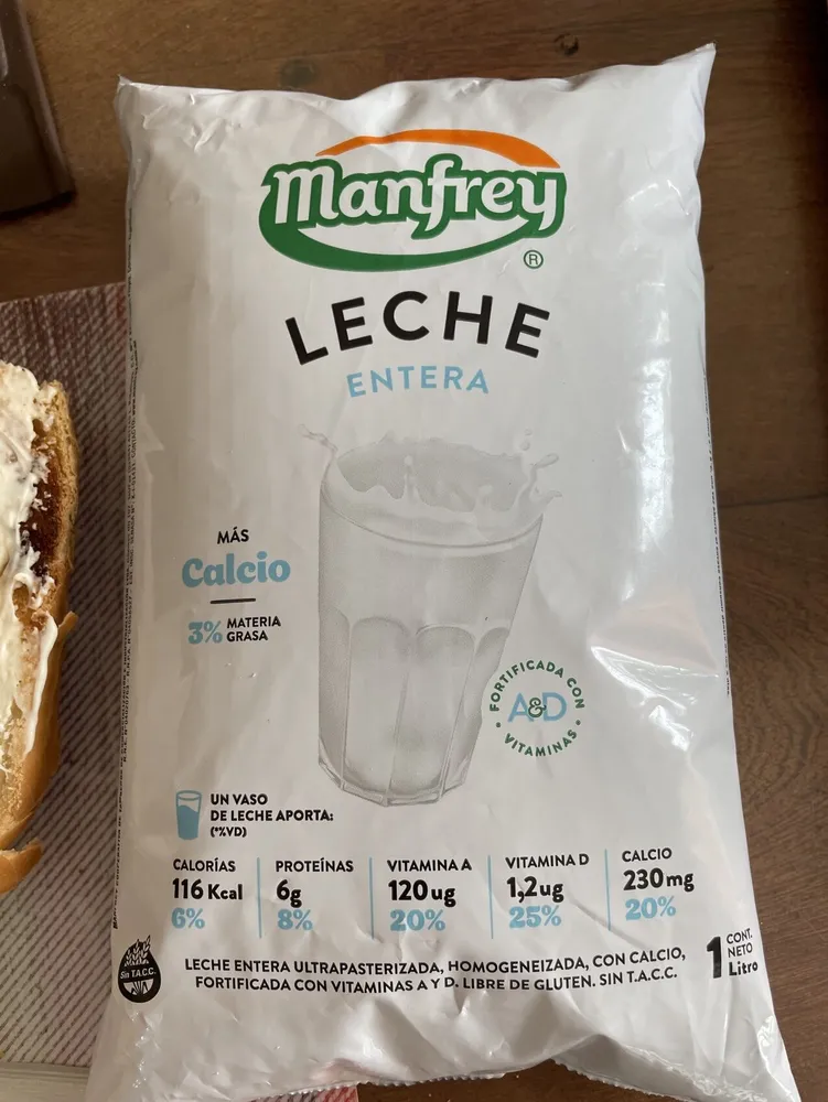 Leche Entera Manfrey