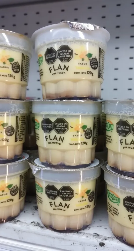 Flan sin huevo sabor vainilla