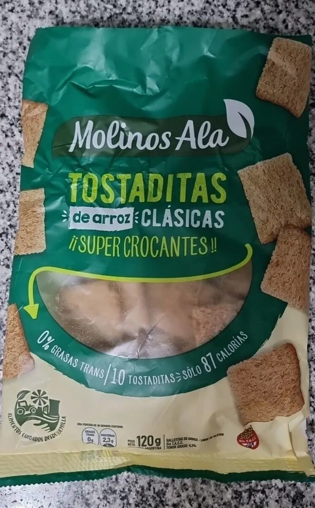 Tostaditas de arroz classicas