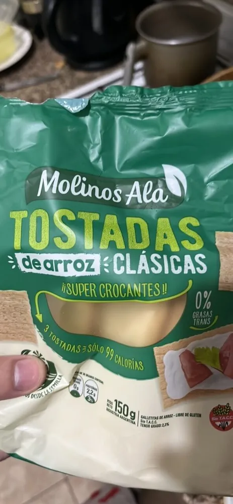 Tostadas de arroz clásicas