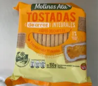 Tostadas de arroz integrales