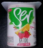Yogur Batido Frutilla y Anana