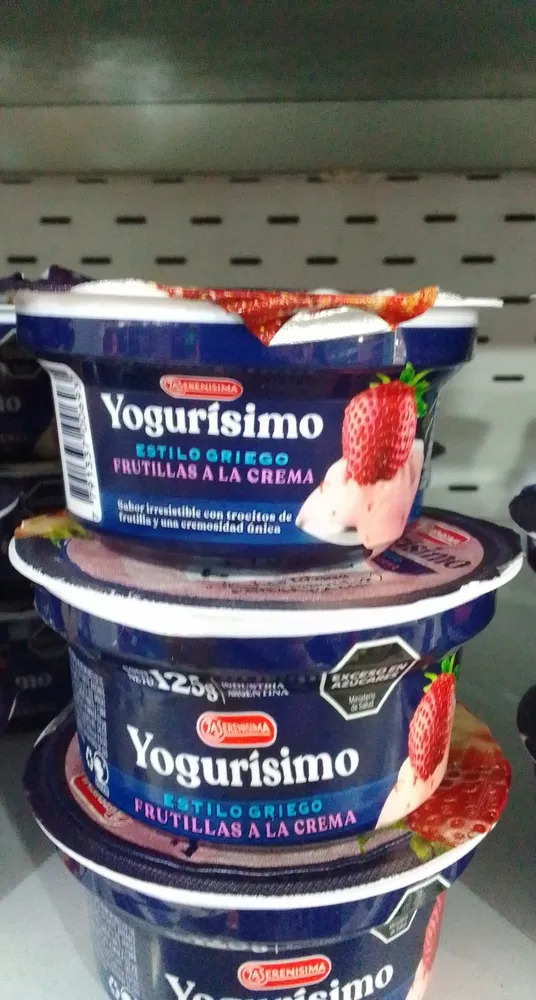 yogurisimo estilo griego frutilla