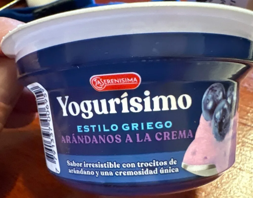 Yogurisimo Estilo Griego con Arándanos