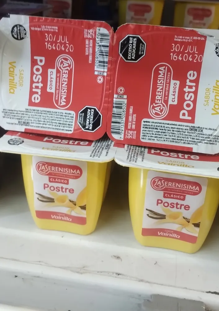 Postre vainilla serenísima