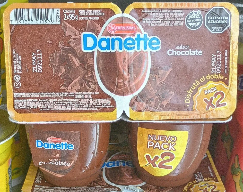 Danette Sabor Chocolate