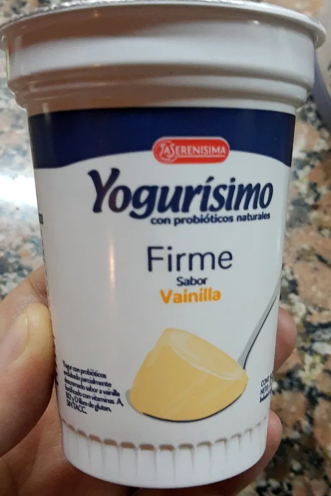 Yogur Firme sabor vainilla
