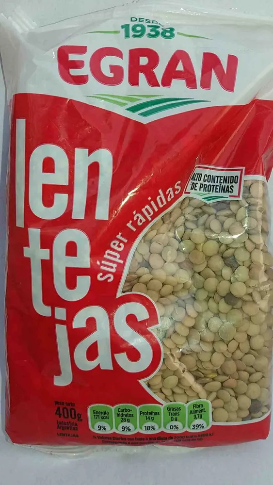 Lentejas súper rápidas