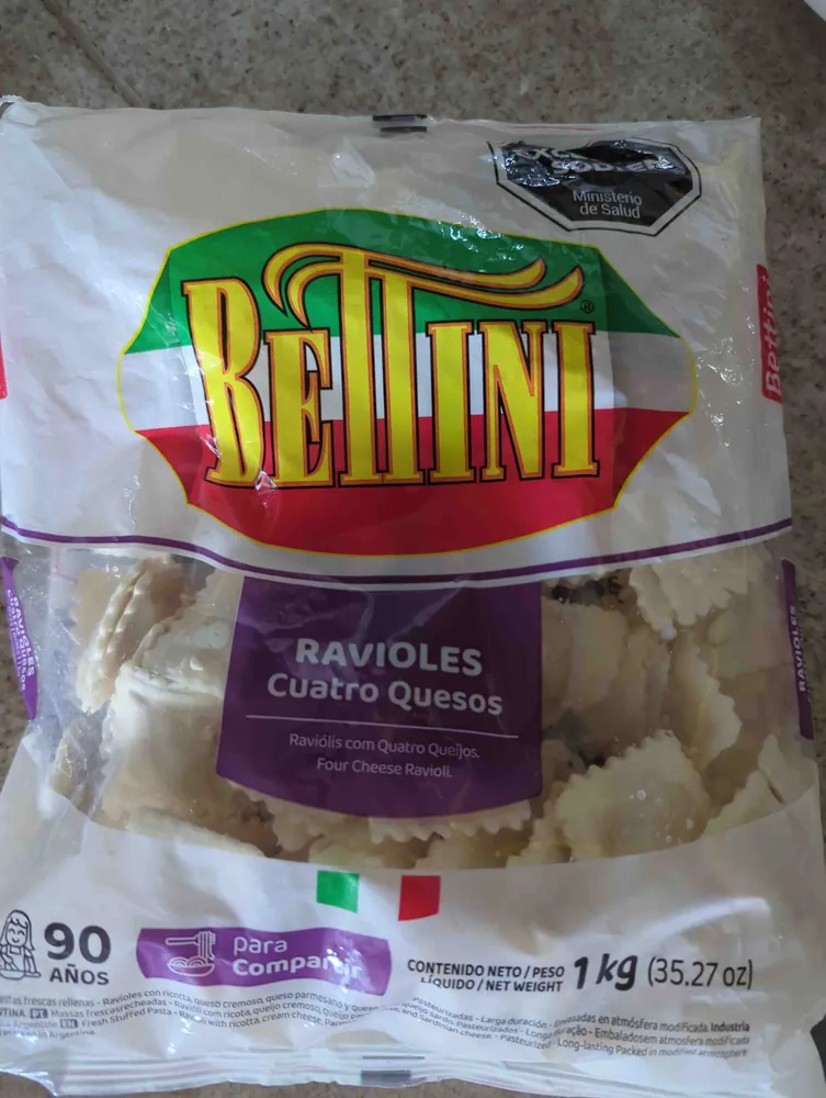 Ravioli Cuatro Quesos