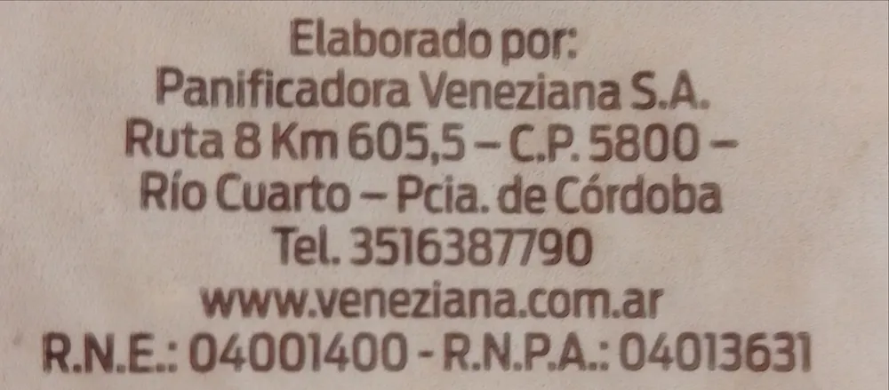 Pan Lacteado Veneziana 400g