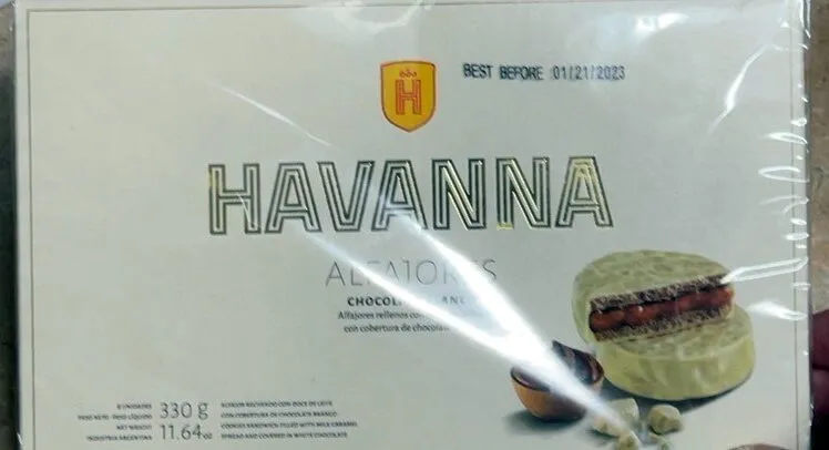 Alfajores Chocolate Blanco