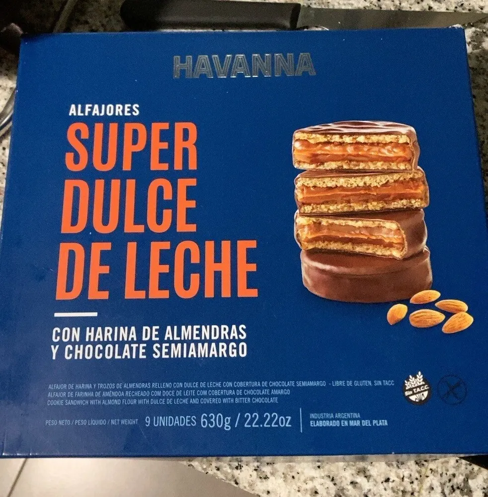 Alfajores super dulce de leche