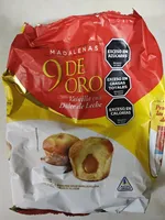 Magdalenas 9 de oro vainilla