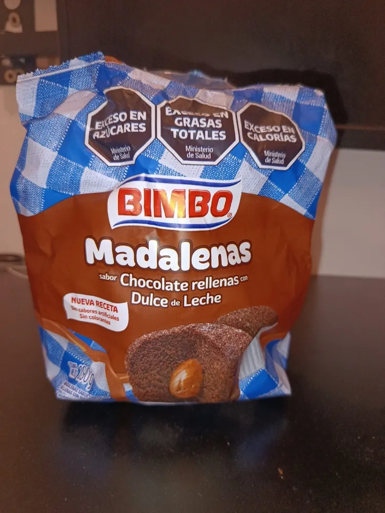 Bombo magdalenas chocolate