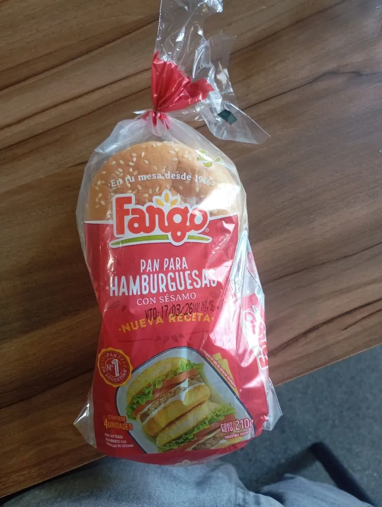 Pan de hamburguesas FARGO