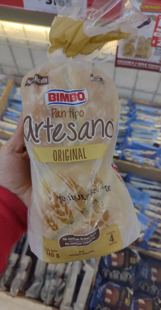 Pan Hamburguesa BIMBO ARTESANO