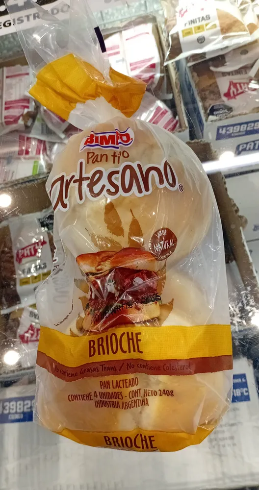 pan de hamb Brioche bimbo