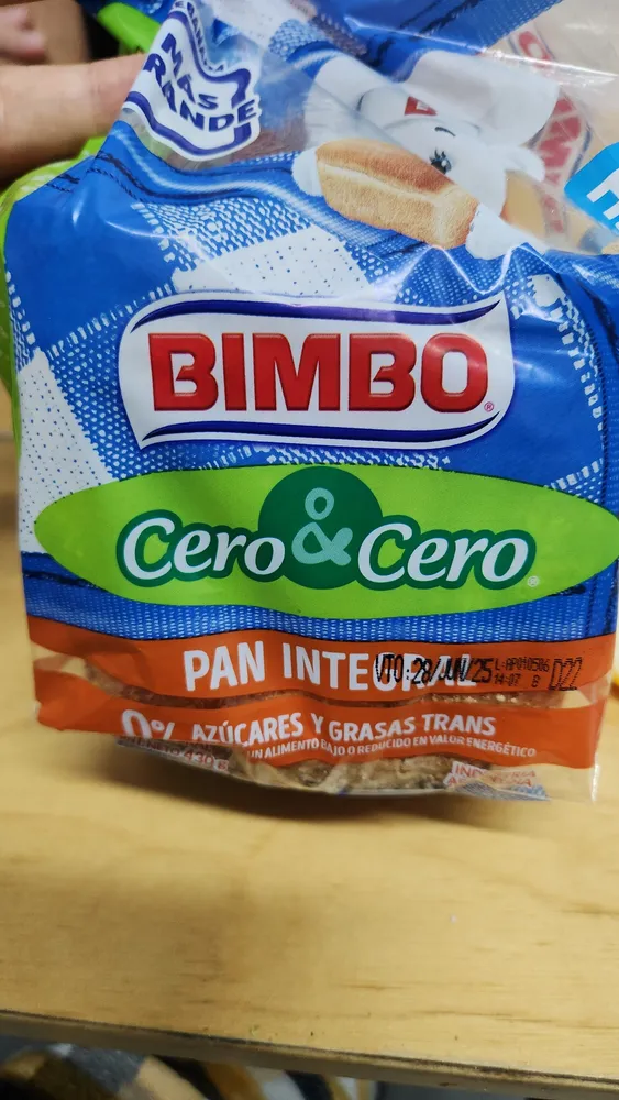 Pan Integral  BIMBOCero Cero