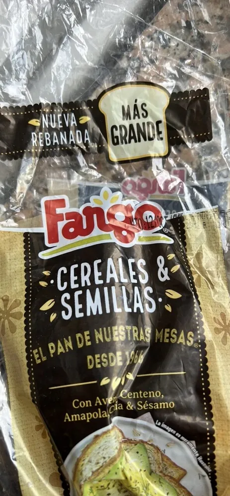 Pan FARGO Con Cereales Y Semillas