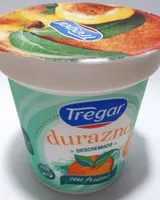 Yogur descremado con frutas, Durazno