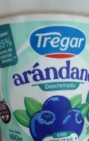 Yogur con arándanos