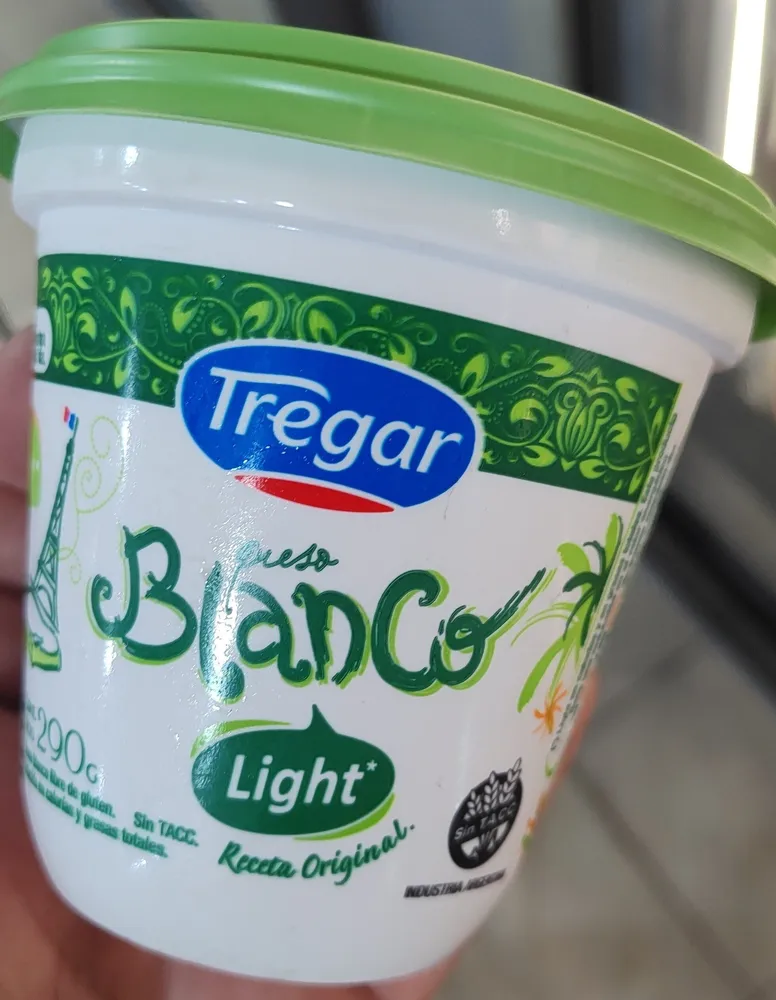 Queso blanco light x 290 tregar