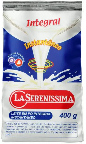 Leite Pó Instantâneo Integral La Serenissima Pacote 400g