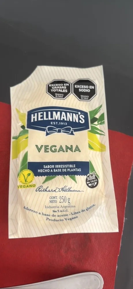 Mayonesa vegana hellmans 250g 258235