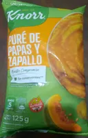 Knorr pure de papas y zapallo
